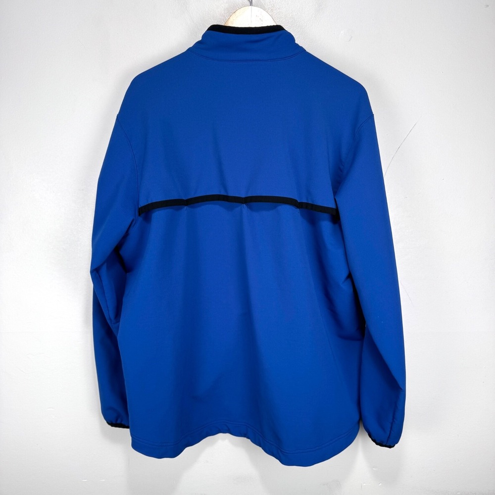 VTG Nike Sphere Windbreaker Jacket Men Large Blue Full Zip Gray Label 1990 90s - Picture 2 of 11